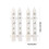 White PVC Christmas Tree Fence Decorations 20 pcs 3.9x11.8 3