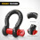 D-Ring Shackles 5/8 inch 3.25-Ton Capacity 2-Pack 6