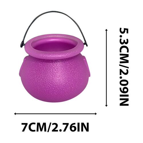 Bol chaudron noir avec anse, lot de 12 pièces 2