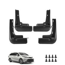 Mud Guards for Toyota Sienna 2021–2022 Front Rear 4-Piece