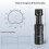 VM10  Vlog Microphone 3.5mm TRS USB C OTG Shock Mount Windscreen Mic for Android IOS Phone Plug 8