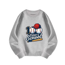 100 Days of School Sweatshirt Long Sleeve Kids 3-14 Years