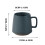 Japanese ceramic coffee mugs handmade gradient porcelain 1