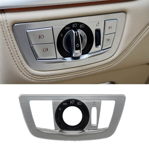 Car Headlight  Panel Headlight Control Button Frame 61319472978 for  7 Series G11 G12 2016-2022 2