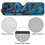 Blue Camo Windshield Sun Shade for Jeep Wrangler 6