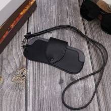 Magnetic Leather Sunglasses Holder Universal Car Visor Clip
