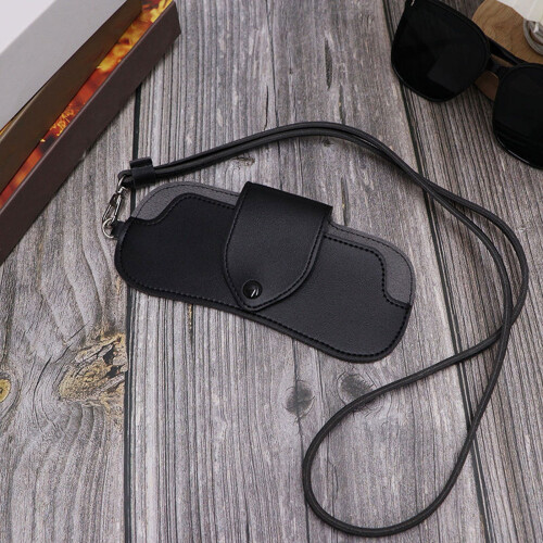 Magnetic Leather Sunglasses Holder Universal Car Visor Clip