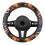 American Flag Fluffy Steering Wheel Cover 15 Inch 8