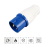 Site Trailing Plug and Socket 16A 240V Blue 2P+Earth 6