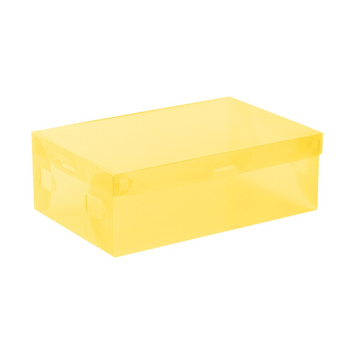 Clear Stackable Shoe Boxes with Latching Lids 12-Pack 1