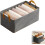 Organisateur de placard pliable gris 3 pièces 8