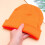 Strickmütze aus Wolle, Unisex, Orange 7