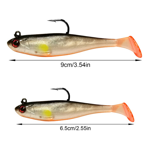 Artificial Swimbait Saltwater Pre-Rigged Soft Lure 2