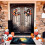 Halloweenmatta Vardagsrum Pumpa Design Höstdekor 4