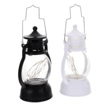 Lantern DIY Craft Bead Candle Keychain Earrings White 2 pcs