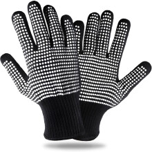 Guanti resistenti al calore con rilievi in silicone (2 pezzi)