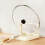 Heavy Duty Kitchen Pot Lid Storage Rack with Drip Tray and 1