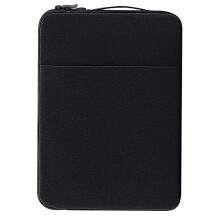 Laptoptasche 15,6 Zoll, Leinen, wasserabweisend, mit Frontöffnung