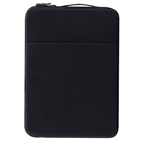 Laptoptasche 15,6 Zoll, Leinen, wasserabweisend, mit Frontöffnung