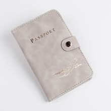 Waterproof Passport Holder PU Leather Case with Credit Card