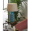 Beliani Table Lamp THAYA Ceramic Blue 2