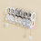 Wall-Mounted Shoe Rack Stainless Steel ABS White 1