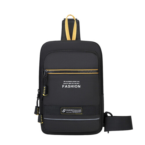 Αδιάβροχη τσάντα ώμου Crossbody με μαύρο ρυθμιζόμενο λουράκι