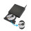 Masterizzatore portatile sottile per CD e DVD esterno USB 2.0 2