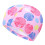 Kids Swim Cap Pink Soft Stretchable Quick-Dry One Size 1