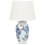 Beliani Table Lamp BELUSO Porcelain White/ Blue 1