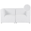 Beliani Modular Sofa 2 Seater LEMVIG Off-White Corduroy 1