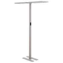 LED Floor Lamp SCULPTOR with Motion Sensor Metal Silver