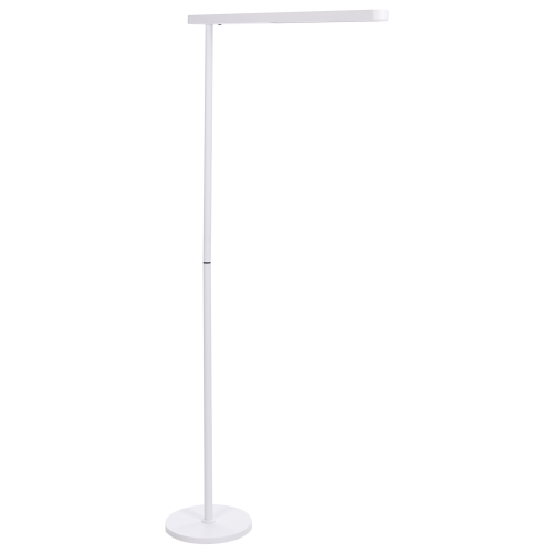 Beliani LED Floor Lamp PERSEUS Metal White
