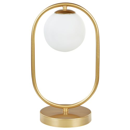 Beliani Table Lamp YANKEE Metal Gold