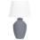 Beliani Table Lamp ARCOS Ceramic Grey 1