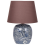 Beliani Table Lamp NEIRA Porcelain Brown 1