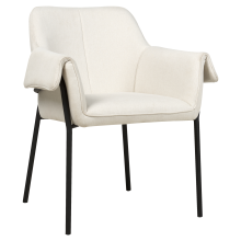 Armchair ARLA Fabric Light Beige