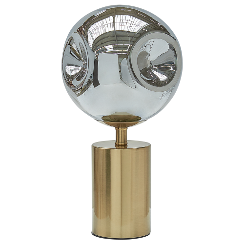 Beliani Table Lamp BOYD Metal Brass
