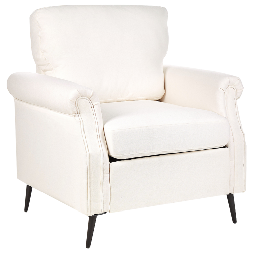 Beliani Armchair VIETAS Fabric White