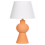 Beliani Table Lamp FABILOS Ceramic Orange 1