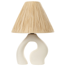 Table Lamp BARBAS Ceramic Natural