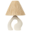 Beliani Table Lamp BARBAS Ceramic Natural 1