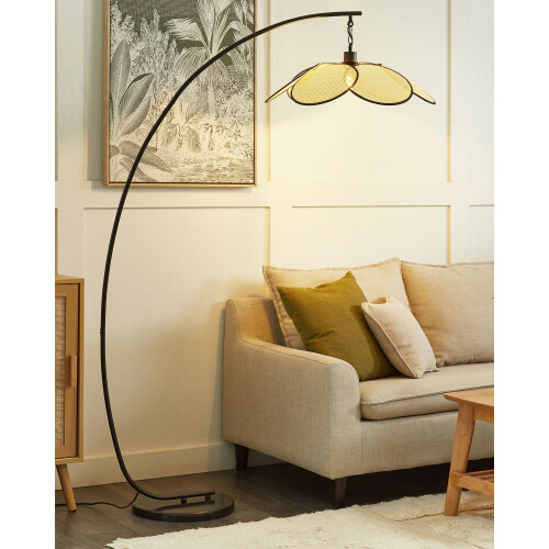 Beliani Floor Lamp MERRICA Metal Black 1