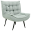 Beliani Armchair ALVESTA Fabric Mint Green 1