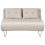 Beliani Sofa Bed 2 Seater VESTFOLD Velvet Beige 1