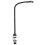 Beliani LED Clamp-On Desk Lamp AURIGA with Motion Sensor Metal Black 1