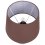 Beliani Table Lamp NEIRA Porcelain Brown 4
