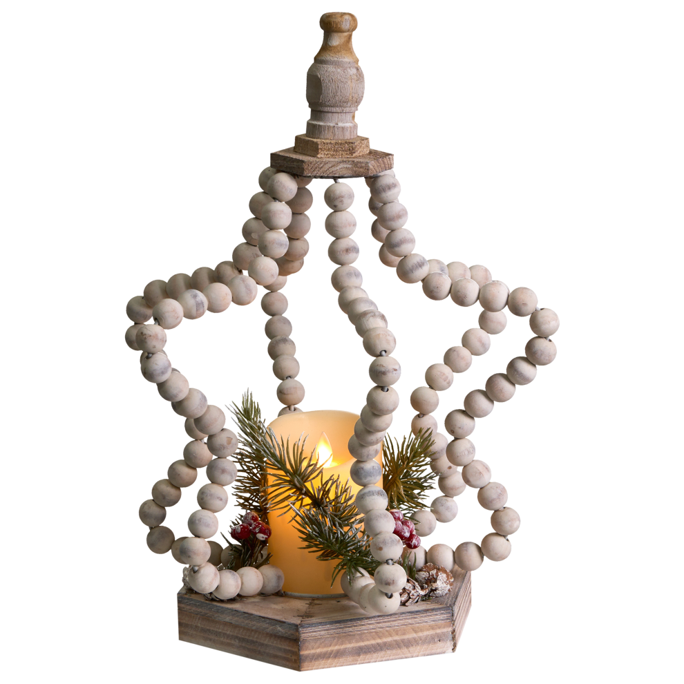 Photos - Garden & Outdoor Decoration Beliani Christmas Decoration LED PATARI Star 42 cm Light Brown 