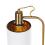 Beliani Table Lamp LIBERIA Metal Copper 4