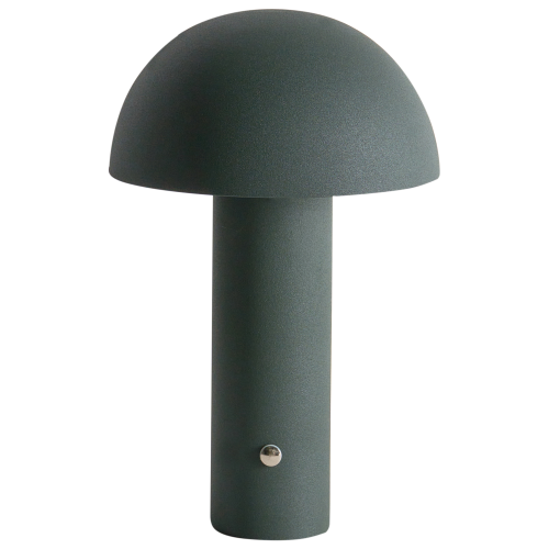 Beliani Wireless LED Table Lamp BOJO with Dimmer Metal Dark Green